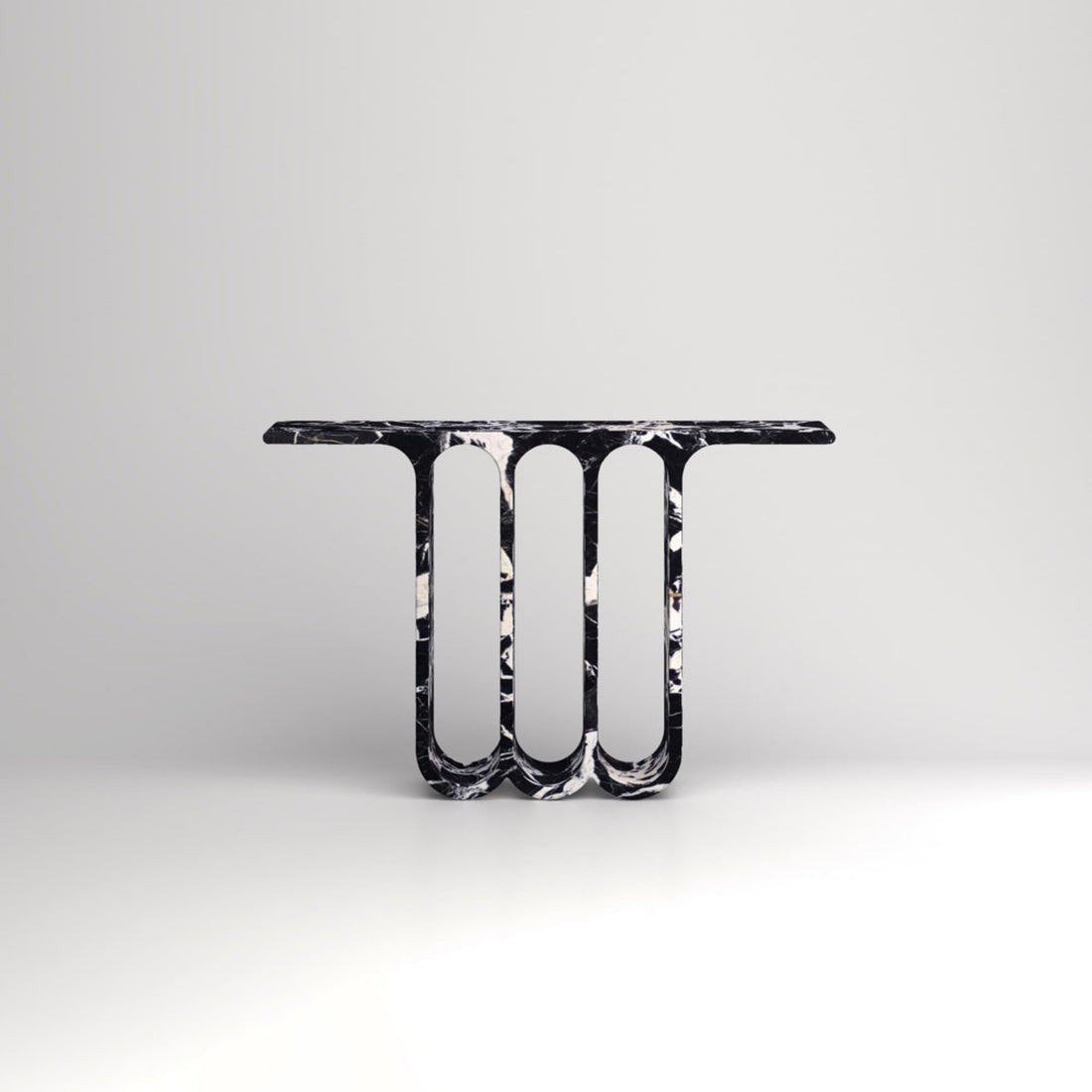 3 Arch Console Table | Handcrafted Stone Furniture