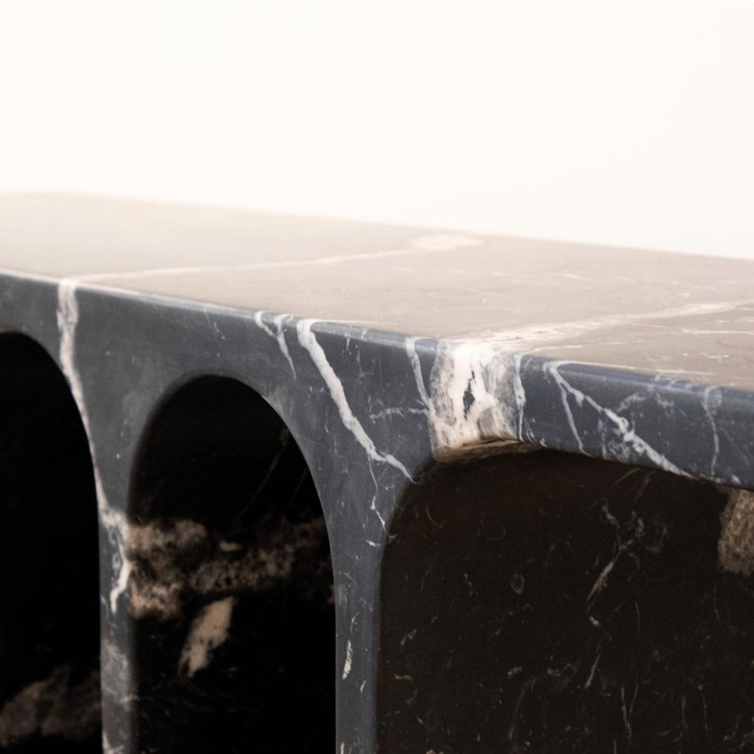 3 Arch Console Table | Handcrafted Stone Furniture - View 9