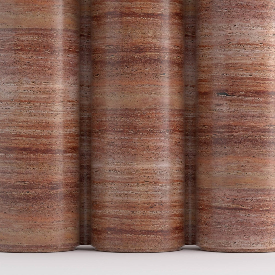 3 Pillars Console Table – Polished Stone Furniture - View 3