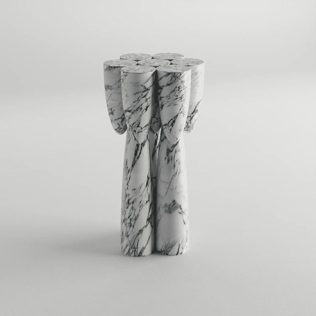 Bullets Side Table – Bold Sculptural Stone Furniture