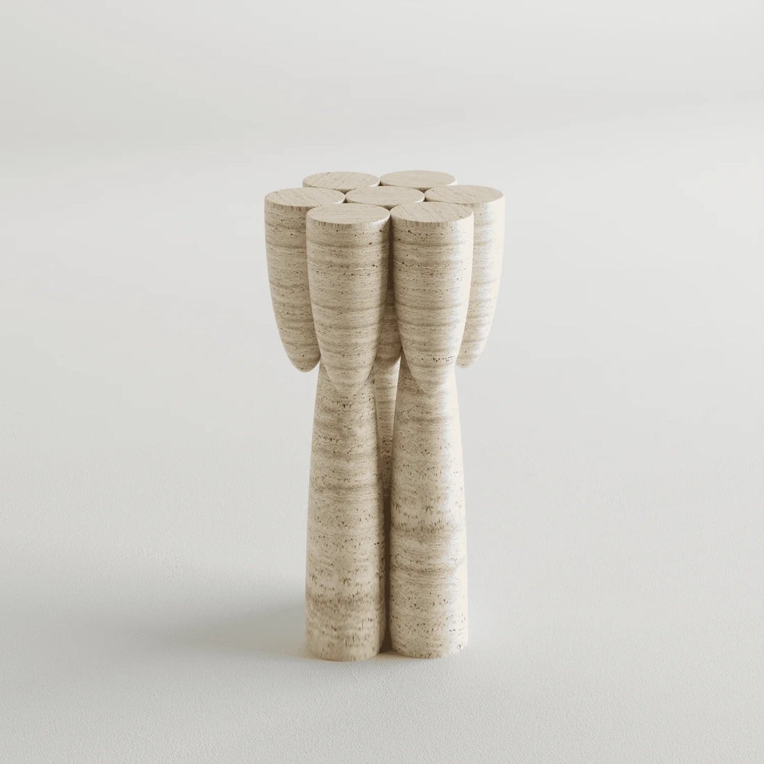 Bullets Side Table – Bold Sculptural Stone Furniture - View 3