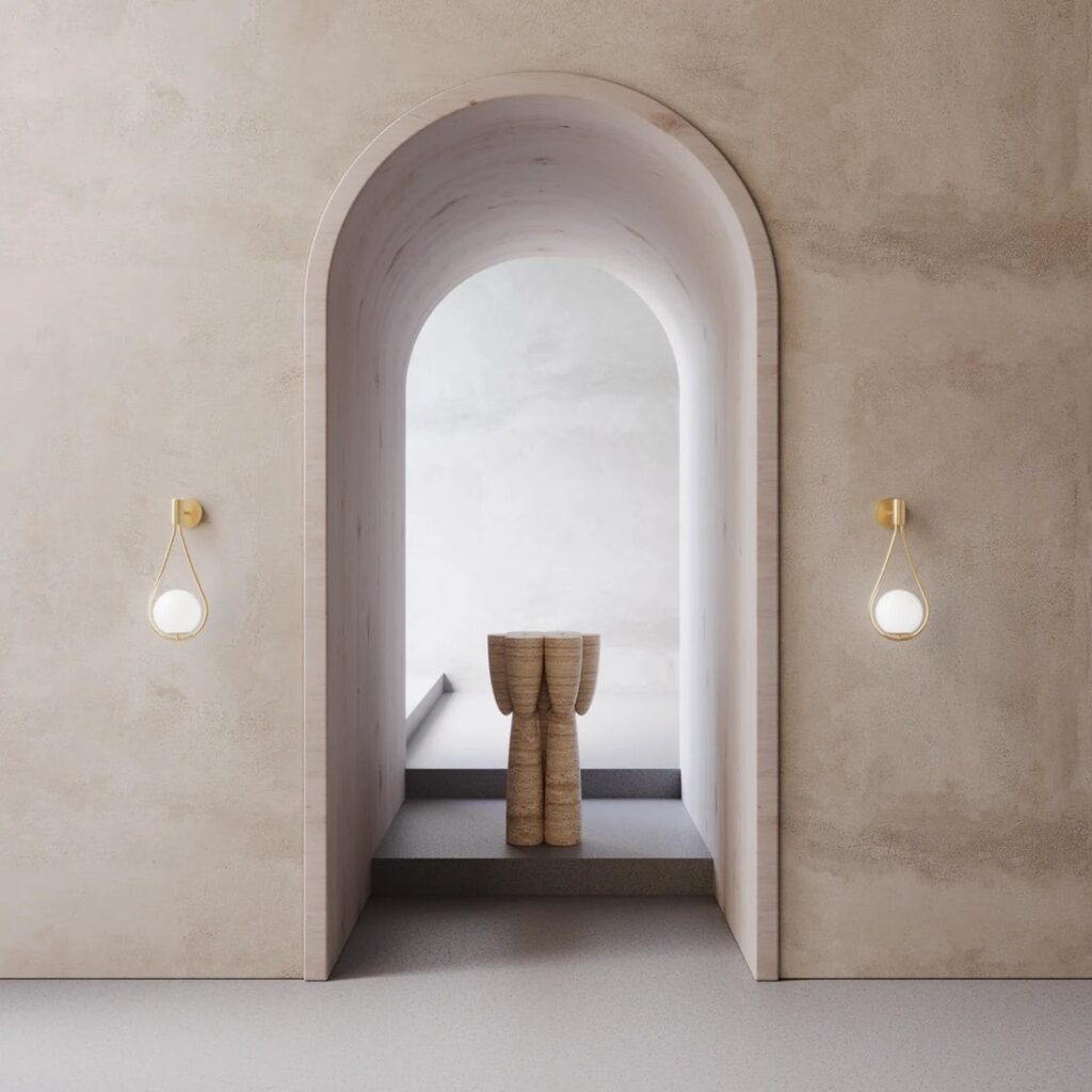 Bullets Side Table – Bold Sculptural Stone Furniture - View 4