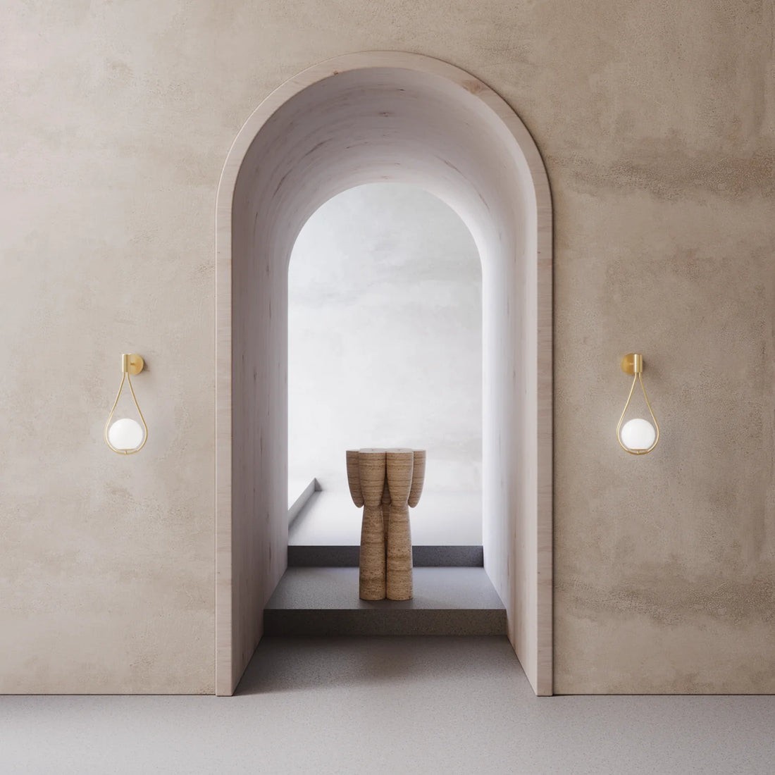 Bullets Side Table – Bold Sculptural Stone Furniture - View 5