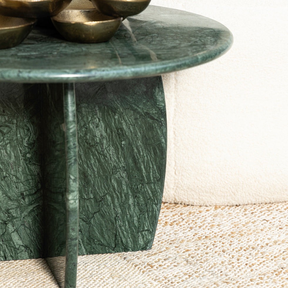 Green Marble Center Table – Udaipur Green Marble - View 1
