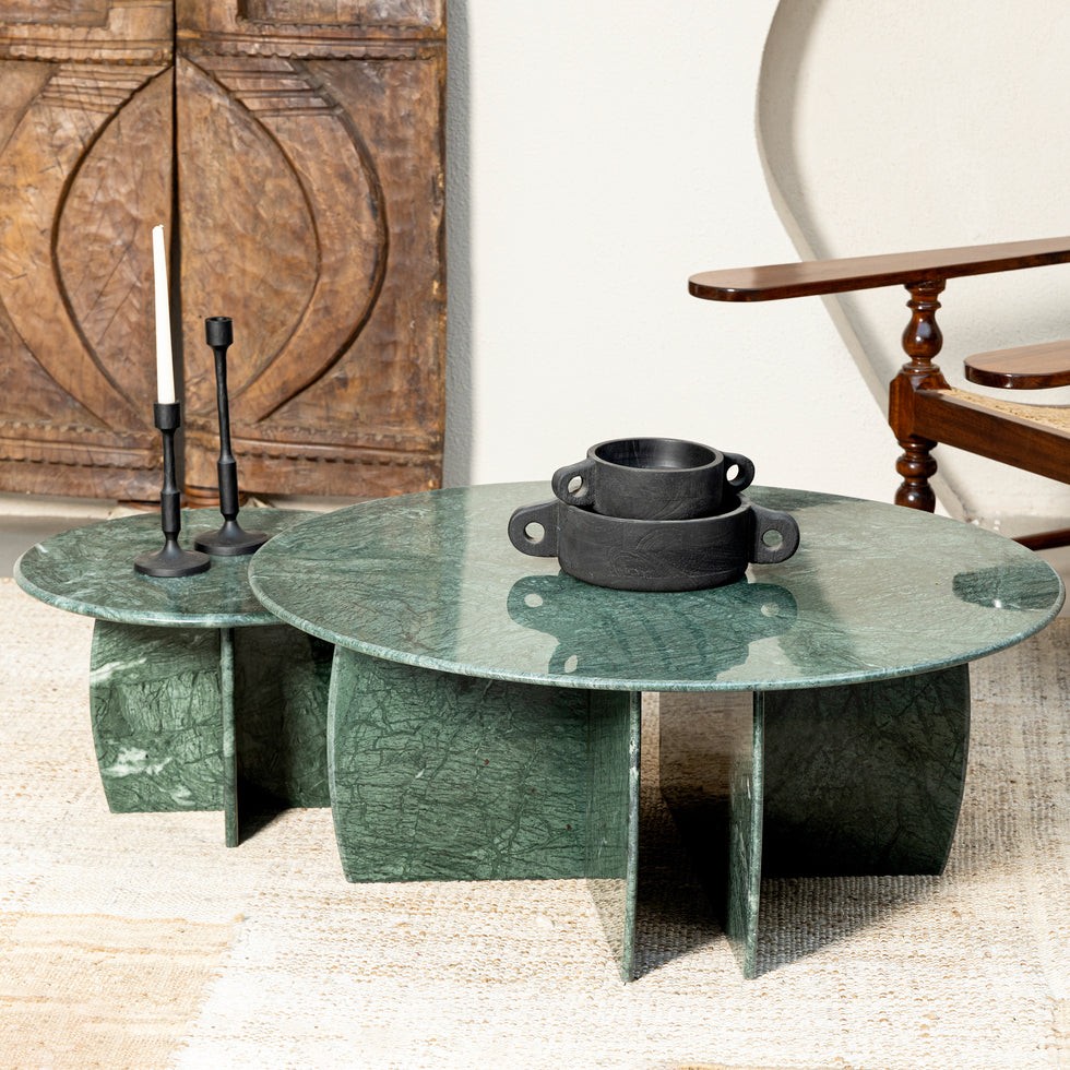 Green Marble Center Table – Udaipur Green Marble - View 2