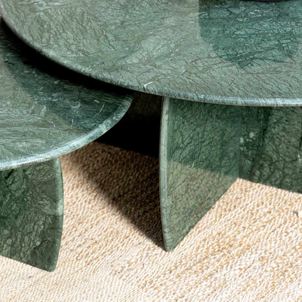 Green Marble Center Table – Udaipur Green Marble - View 3