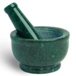 Green Marble Mortar and Pestle – 4 Inch