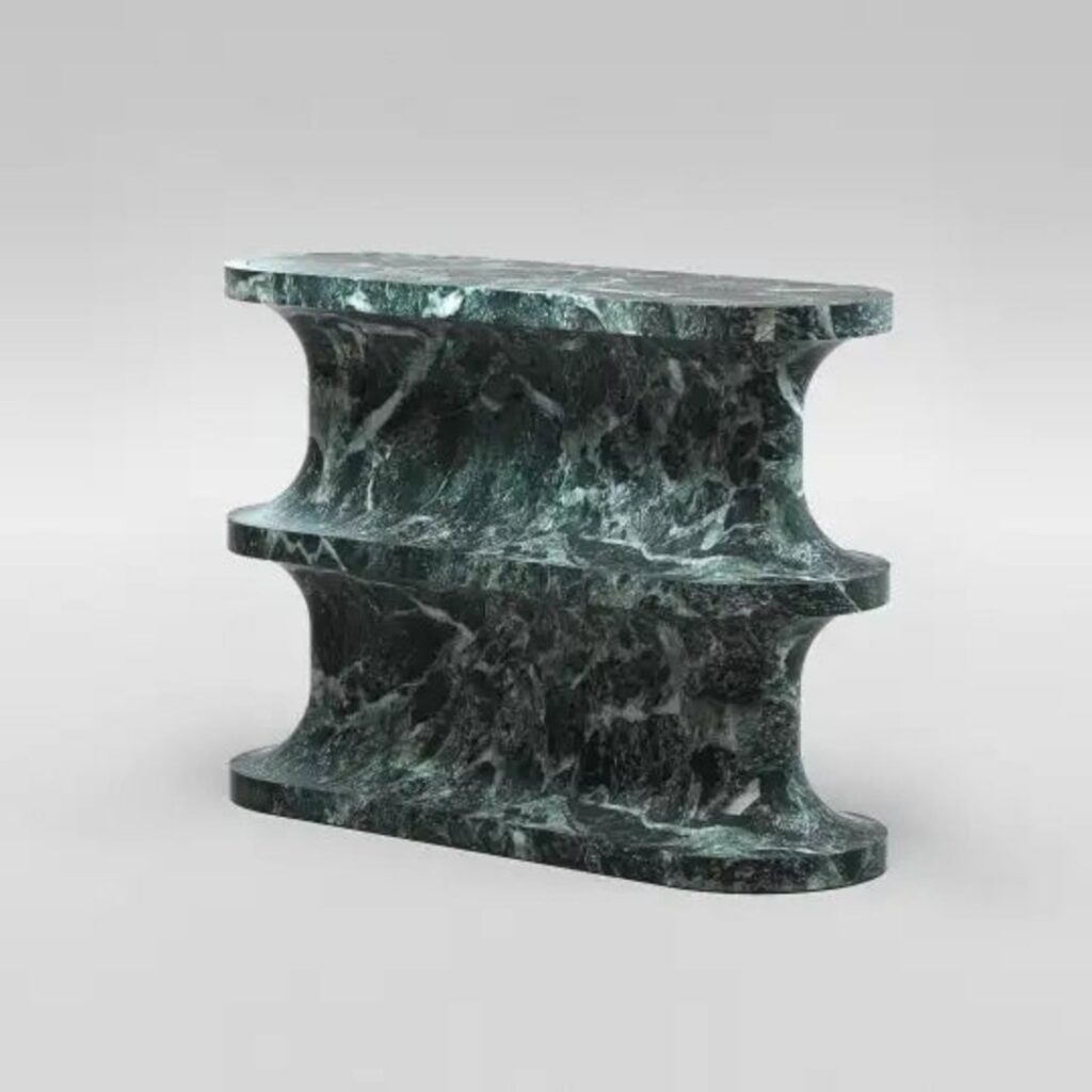 Green Trivia Console Table – Stone Furniture