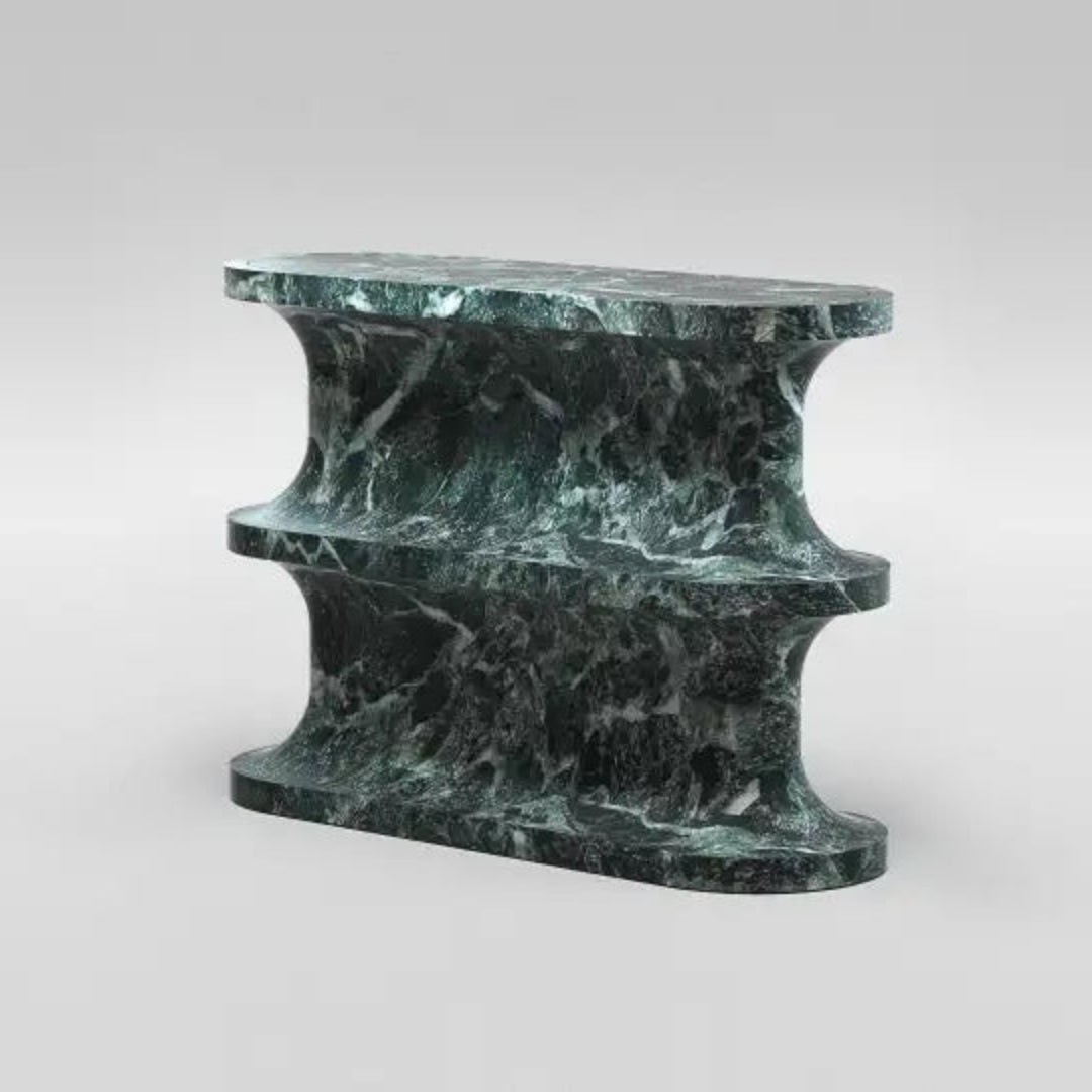 Green Trivia Console Table – Stone Furniture