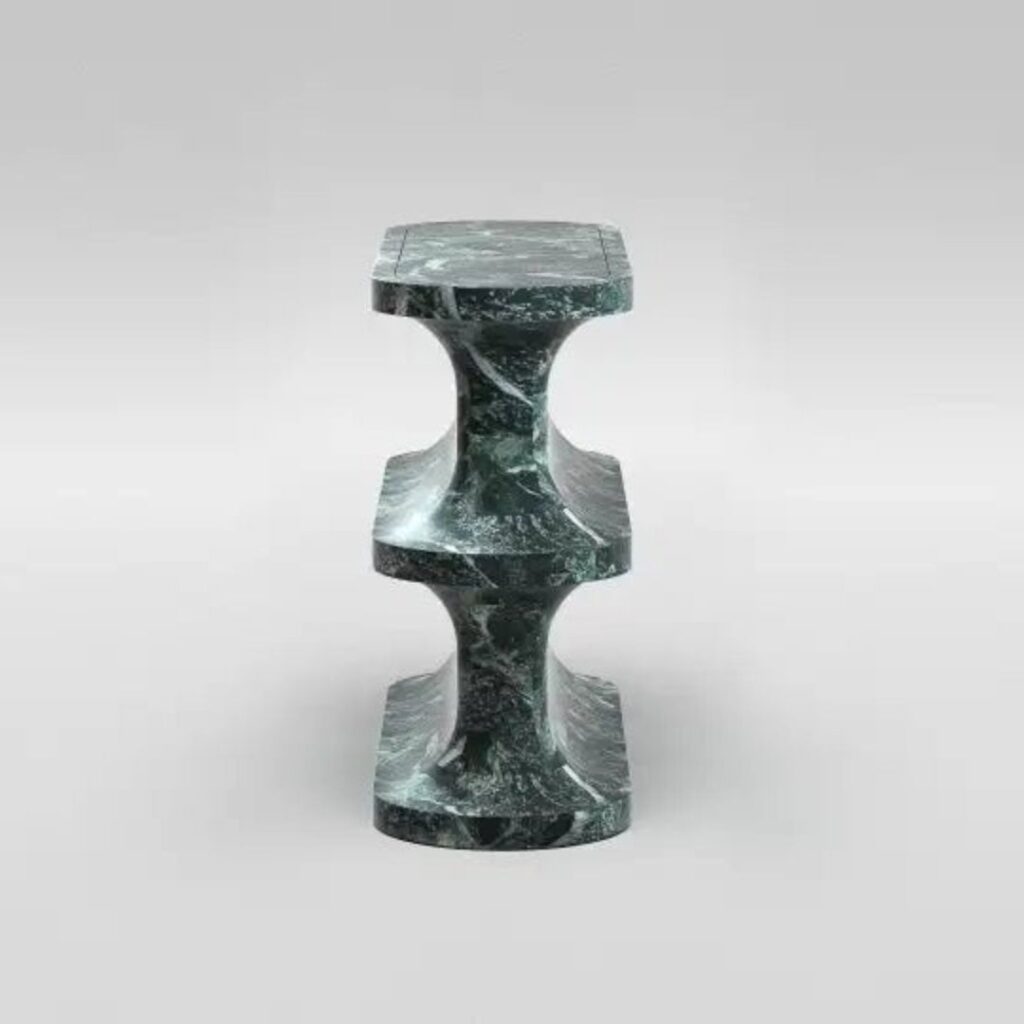 Green Trivia Console Table – Stone Furniture - View 1