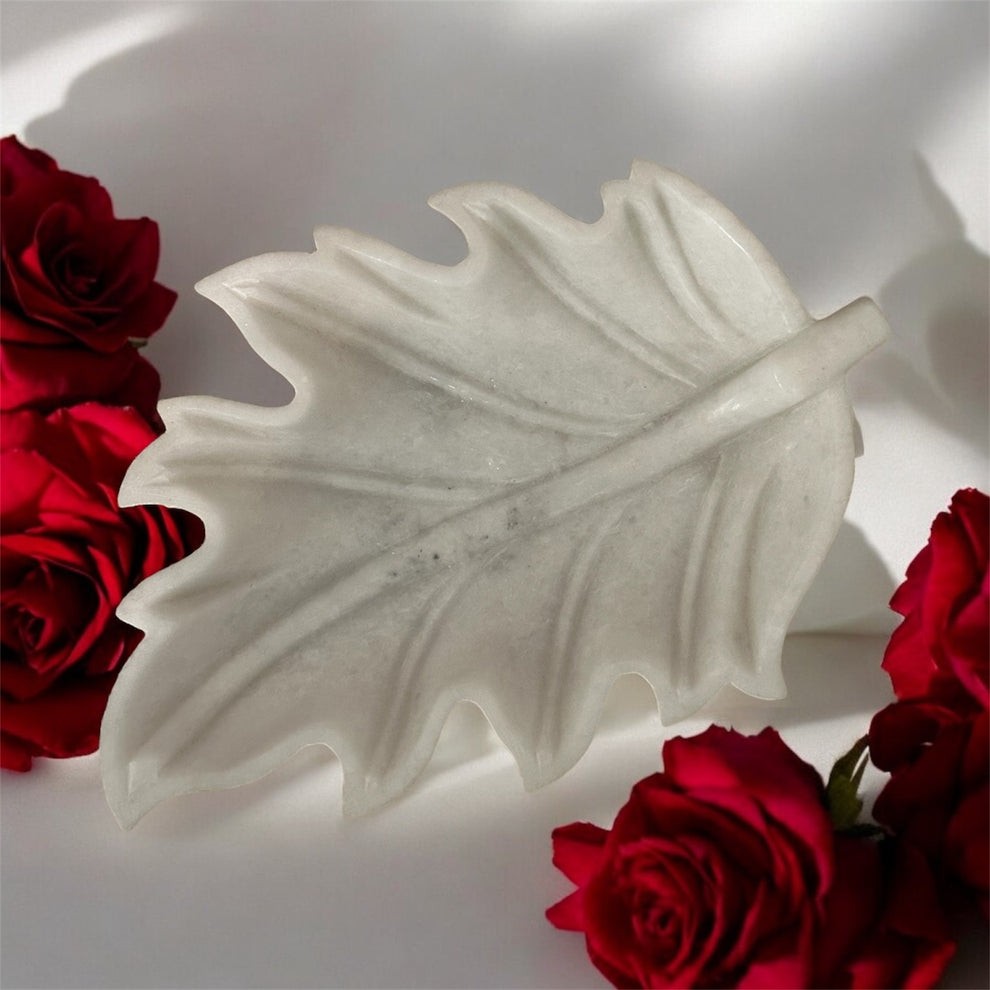 Mapel Design White Marble Urli Bowl – 10 Inch - View 1