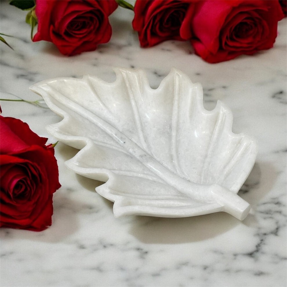 Mapel Design White Marble Urli Bowl – 10 Inch - View 2