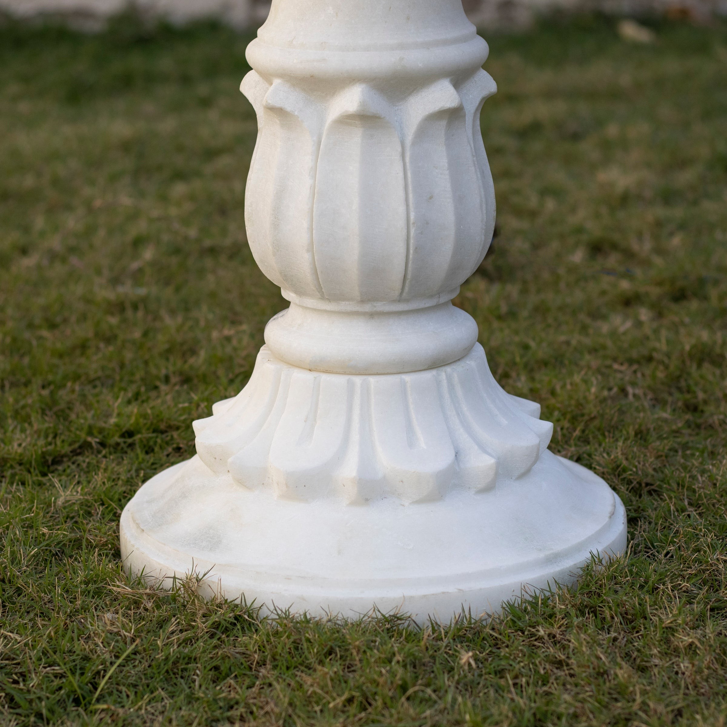 Marble Fountain – White Marble Hand-Carving - View 4