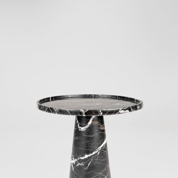 Marqino Round Side Table – Elegant Stone Furniture - View 4