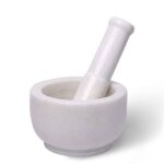 White Marble Mortar and Pestle – 4 Inch | Stone Fort India