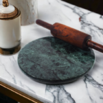 Natural Green Marble Chakla/Roti Maker – 9 Inch