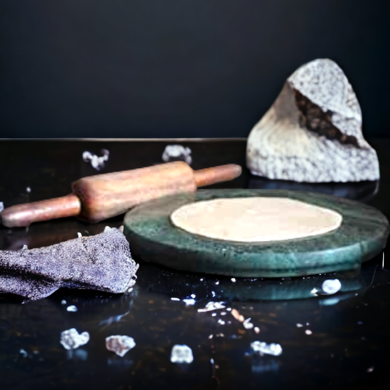Natural Green Marble Chakla/Roti Maker – 9 Inch - View 1