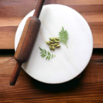 Premium Natural White Marble Chakla/Roti Maker – 9 Inch