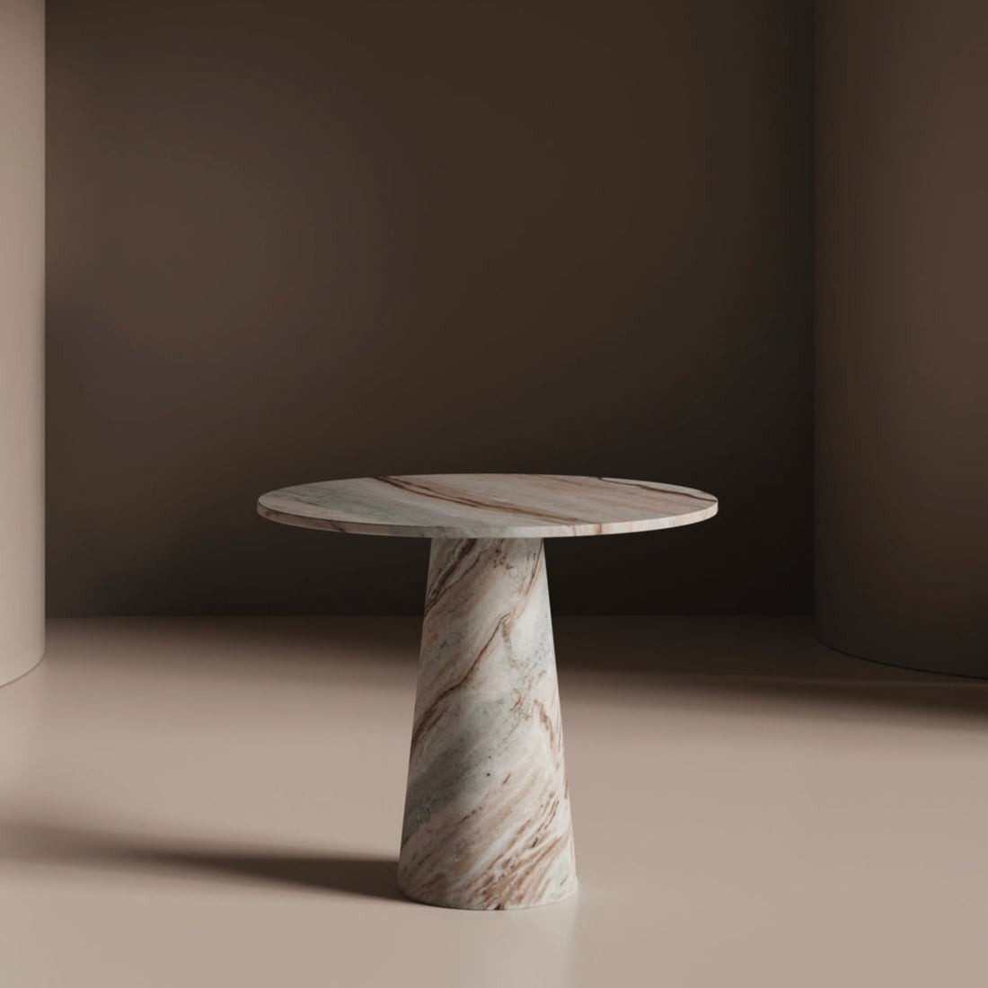 Round Table – Brown Fantasy Natural Stone - View 2