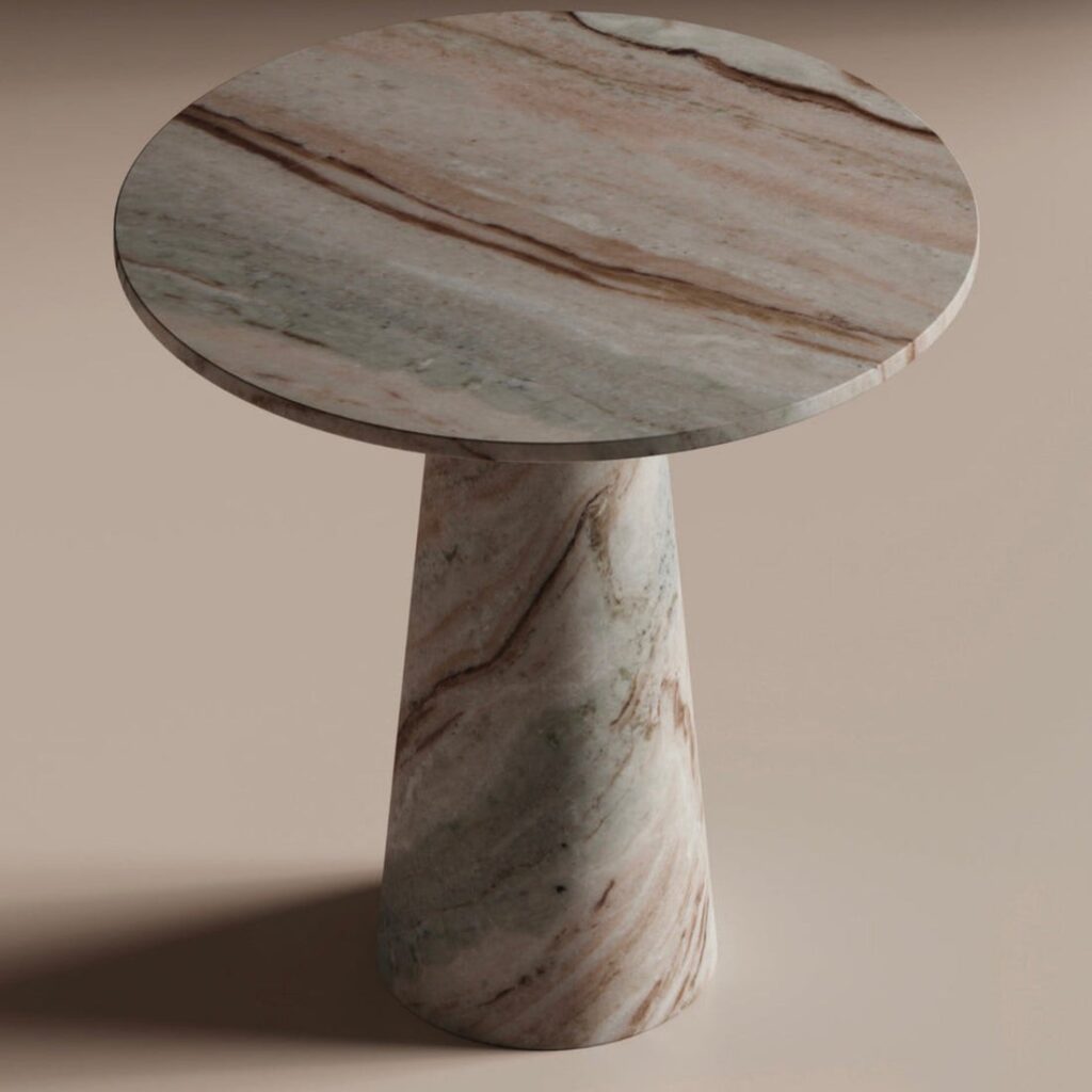 Round Table – Brown Fantasy Natural Stone - View 2