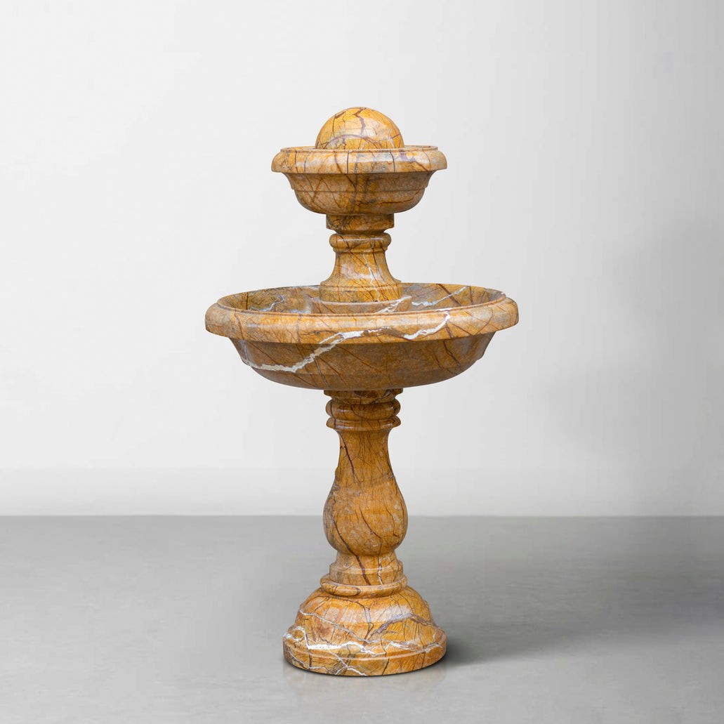 Stone Fountain Brown Forest – Hand-Carved Bidasar Stone - View 5