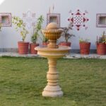 Stone Fountain Teak – Hand-Carved Teak Sand Stone