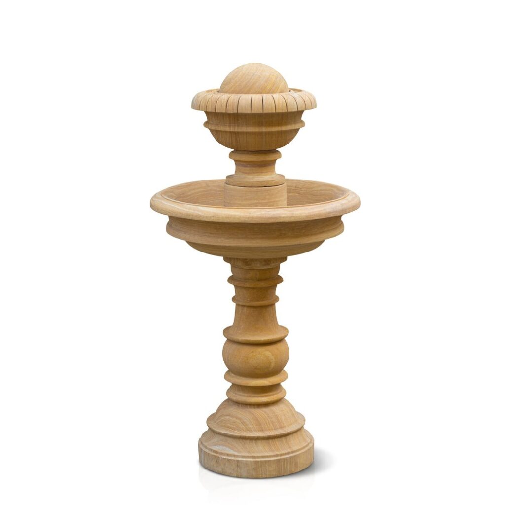 Stone Fountain Teak – Hand-Carved Teak Sand Stone - View 5