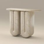 U Console Table – Sleek Stone Furniture