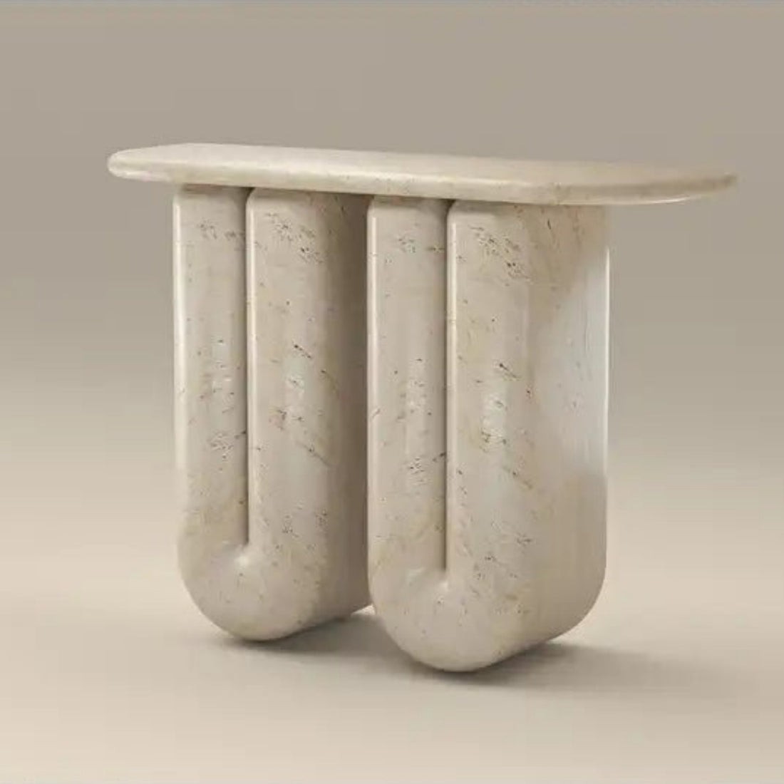 U Console Table – Sleek Stone Furniture