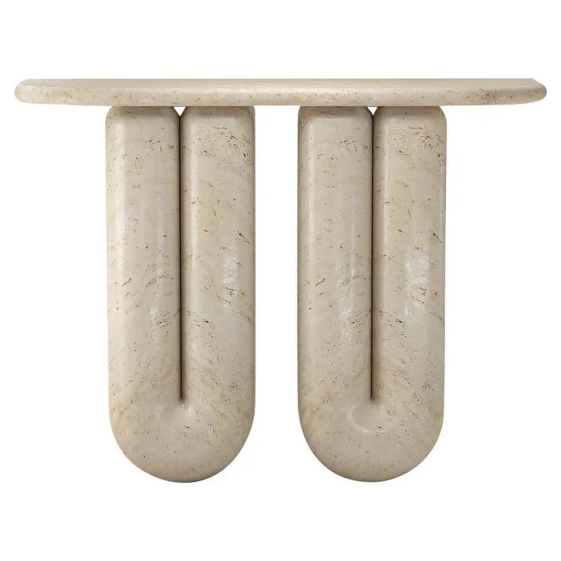 U Console Table – Sleek Stone Furniture - View 3